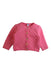 A Pink Buttoned Sweatshirts from Petit Bateau in size 3T for girl. (Front View)
