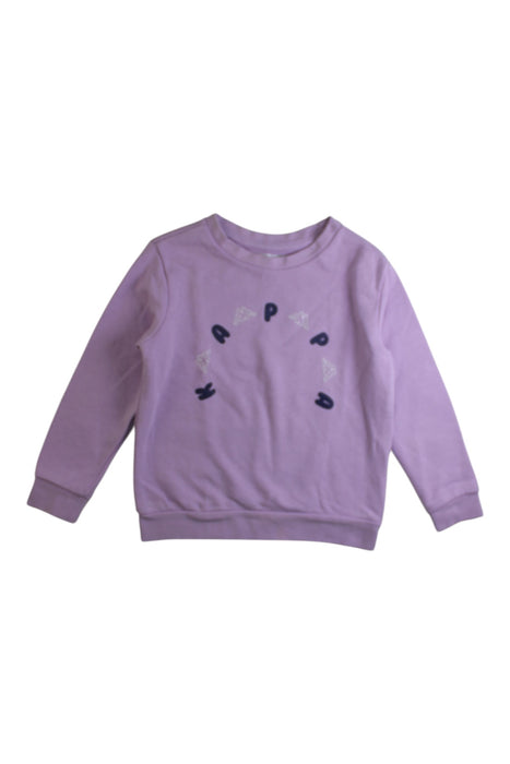 A Purple Sweatshirts from Kappa in size 3T for girl. (Front View)