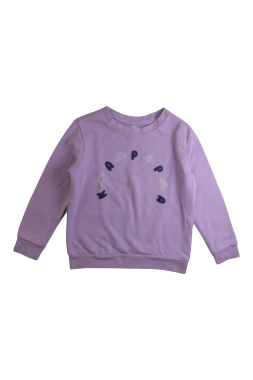 A Purple Sweatshirts from Kappa in size 3T for girl. (Front View)