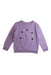 A Purple Sweatshirts from Kappa in size 3T for girl. (Front View)