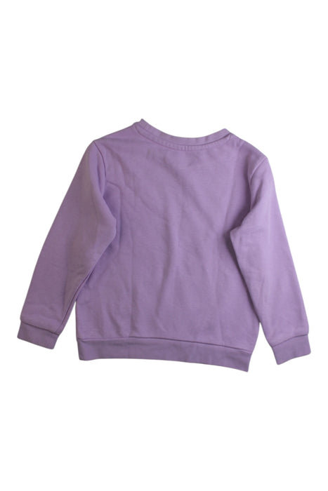 A Purple Sweatshirts from Kappa in size 3T for girl. (Back View)