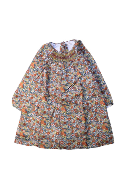 A Multicolour Long Sleeve Dresses from Les Enfantines in size 2T for girl. (Front View)