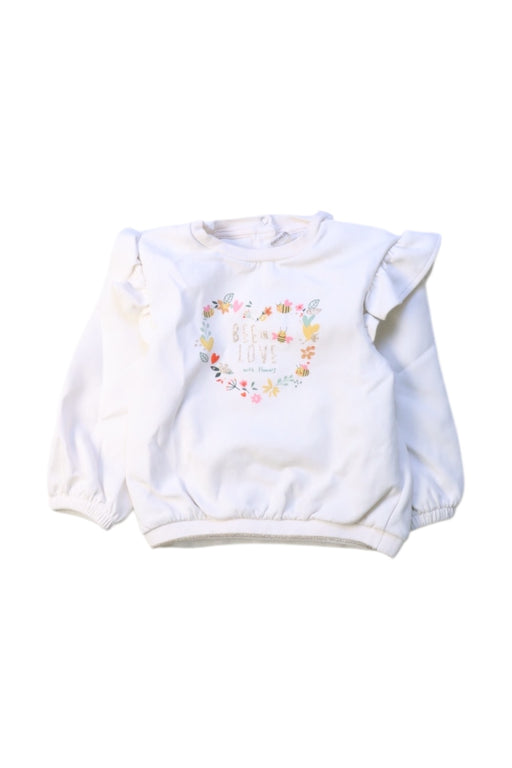 A White Crewneck Sweatshirts from Orchestra in size 18-24M for girl. (Front View)