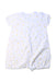 A White Short Sleeve Rompers from Petit Bateau in size 12-18M for girl. (Back View)