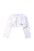 A White Cardigans from Chicco in size 6-12M for girl. (Front View)