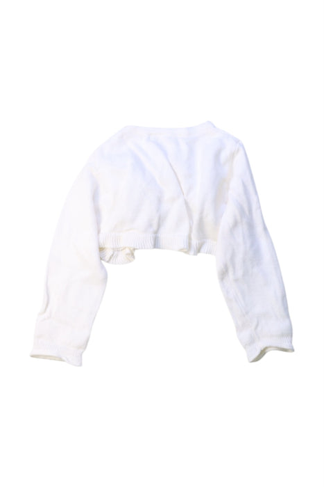 A White Cardigans from Chicco in size 6-12M for girl. (Back View)