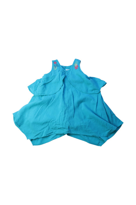 A Blue Sleeveless Dresses from Catimini in size 12-18M for girl. (Front View)