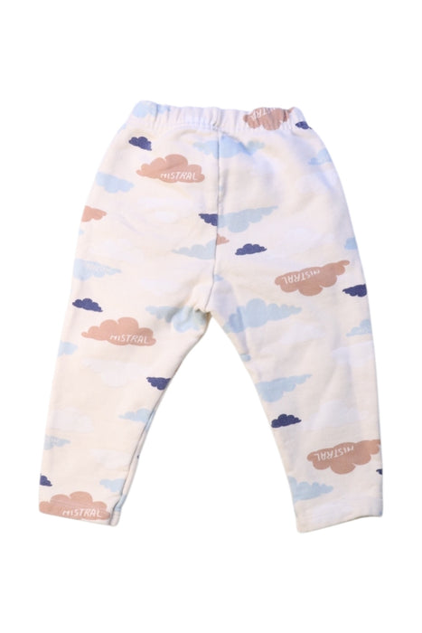 A Multicolour Casual Pants from Petit Bateau in size 12-18M for girl. (Back View)