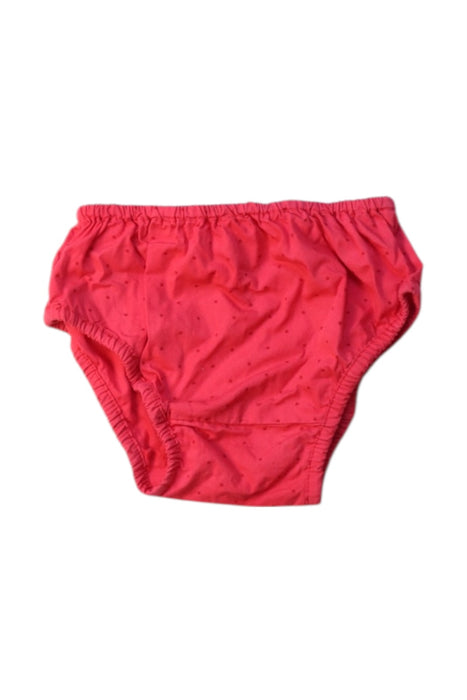 A Red Bloomers from Cadet Rousselle in size 6-12M for girl. (Front View)