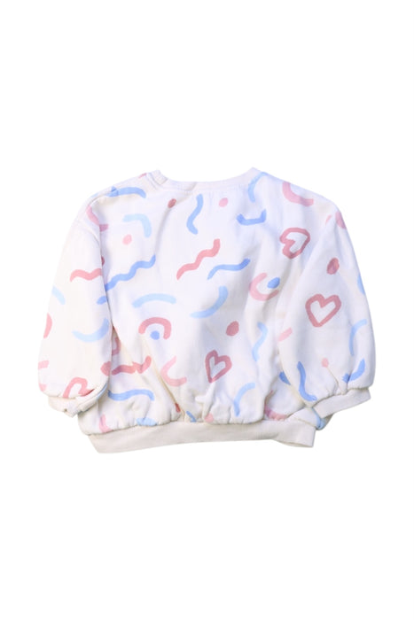 A Multicolour Crewneck Sweatshirts from Orchestra in size 18-24M for girl. (Back View)