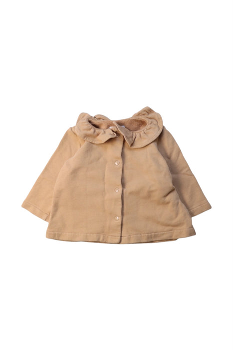 A Beige Long Sleeve Tops from Frangin Frangine in size 2T for girl. (Front View)