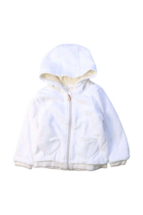 A White Hooded Sweatshirts from Orchestra in size 18-24M for girl. (Front View)