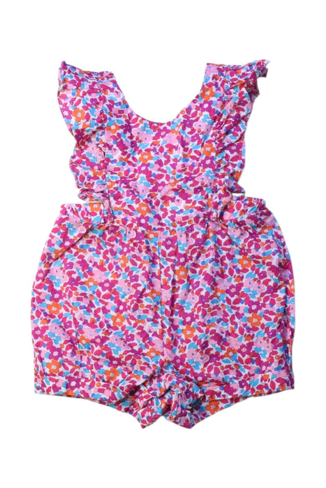 A Multicolour Sleeveless Rompers from Jacadi in size 12-18M for girl. (Front View)
