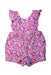 A Multicolour Sleeveless Rompers from Jacadi in size 12-18M for girl. (Front View)