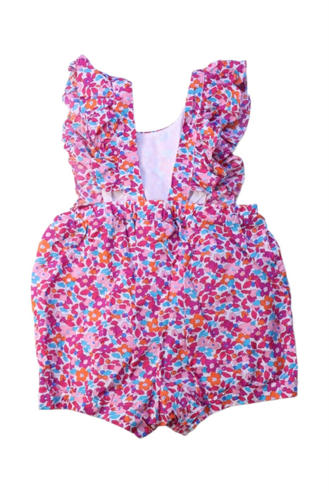 A Multicolour Sleeveless Rompers from Jacadi in size 12-18M for girl. (Back View)