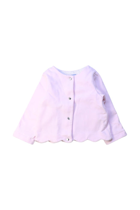 A Pink Cardigans from Jacadi in size 12-18M for girl. (Front View)