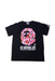 A Black Short Sleeve T Shirts from Bape by A Bathing Ape in size 5T for girl. (Front View)