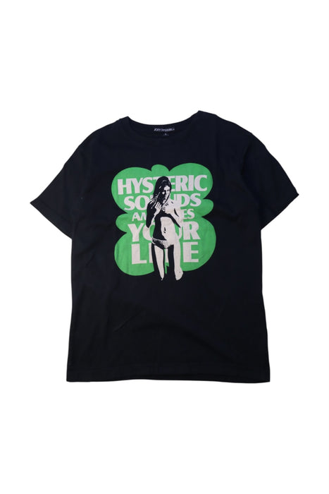 A Black Short Sleeve T Shirts from Joey Hysteric in size 8Y for neutral. (Front View)