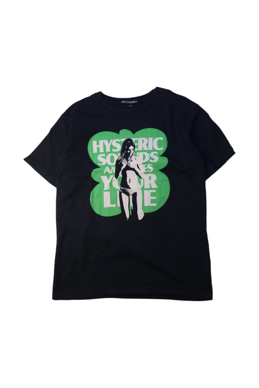 A Black Short Sleeve T Shirts from Joey Hysteric in size 8Y for neutral. (Front View)