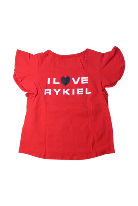 A Red Short Sleeve Tops from Sonia Rykiel in size 8Y for girl. (Back View)