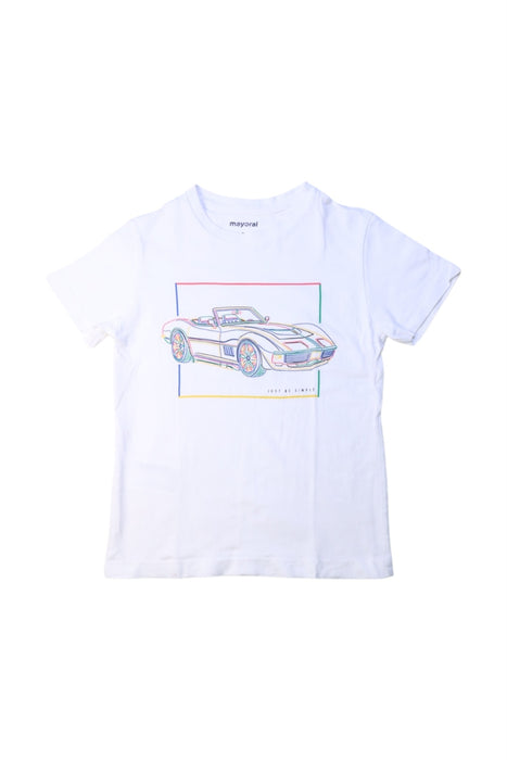 A Multicolour Short Sleeve T Shirts from Mayoral in size 5T for boy. (Front View)