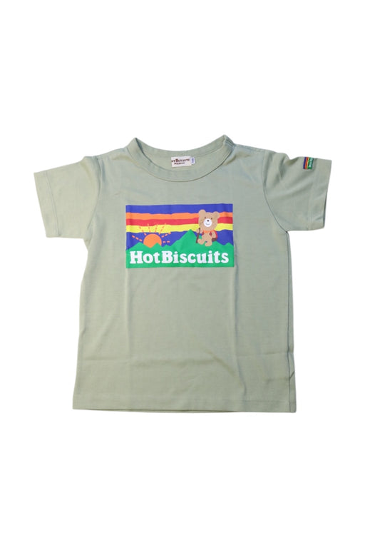 A Multicolour Short Sleeve T Shirts from Miki House in size 4T for neutral. (Front View)