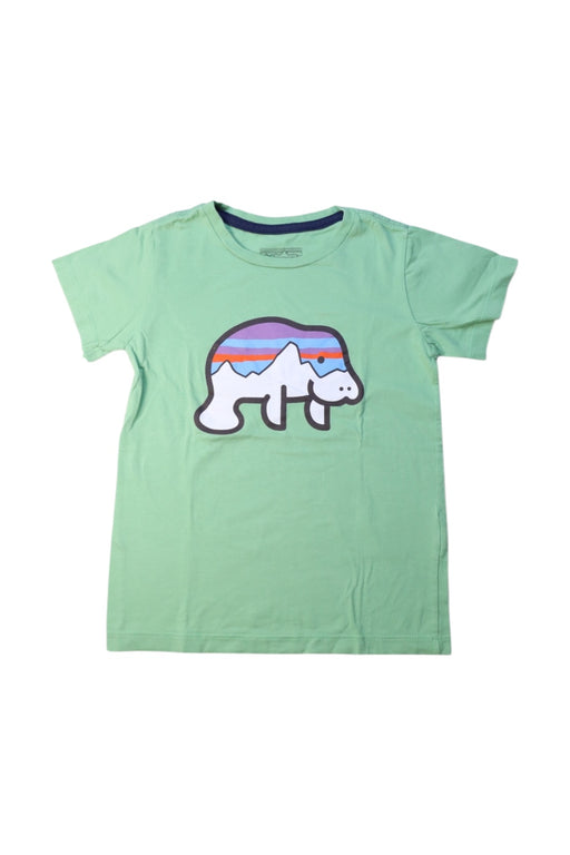 A Green Short Sleeve T Shirts from Patagonia in size 5T for neutral. (Front View)