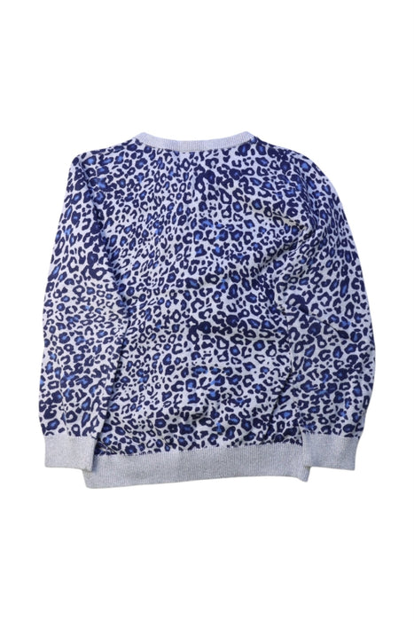 A Blue Cardigans from Seed in size 6T for girl. (Back View)