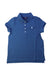 A Blue Short Sleeve Polos from Polo Ralph Lauren in size 6T for girl. (Front View)