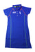 A Blue Short Sleeve Dresses from Polo Ralph Lauren in size 7Y for girl. (Front View)