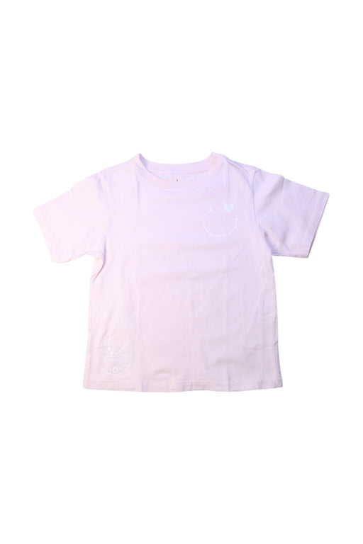 A White Short Sleeve T Shirts from Air Jordan in size 6T for girl. (Front View)