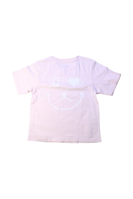 A White Short Sleeve T Shirts from Air Jordan in size 6T for girl. (Back View)