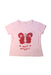 A Pink Short Sleeve T Shirts from Nadadelazos in size 6T for girl. (Front View)