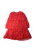 A Red Long Sleeve Dresses from Catimini in size 6T for girl. (Back View)