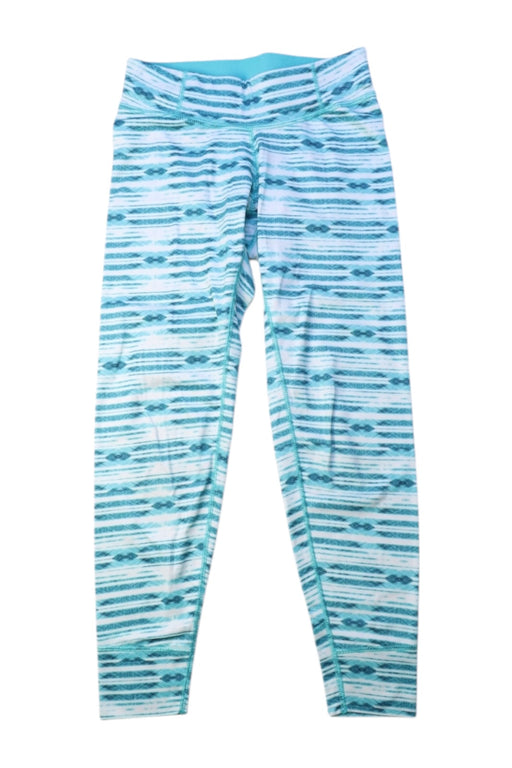 A Blue Leggings from Patagonia in size 5T for girl. (Front View)