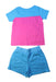 A Multicolour Shorts Sets from Fila in size 7Y for girl. (Back View)