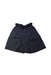 A Navy Shorts from Adidas in size 4T for girl. (Front View)