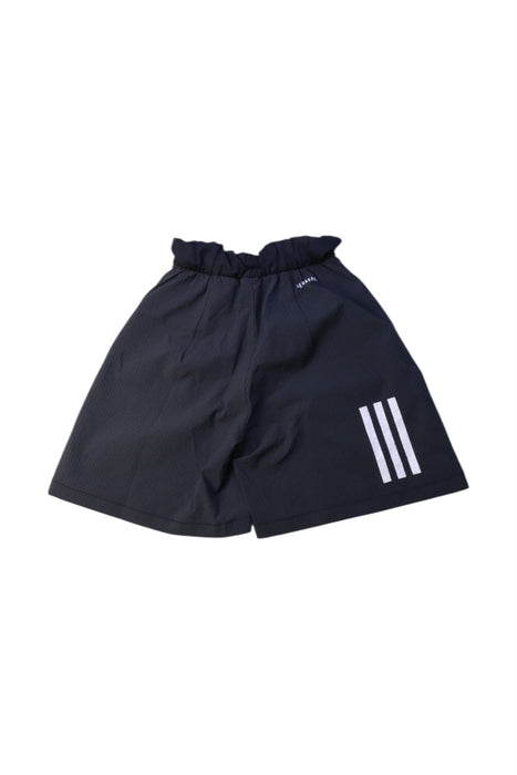 A Navy Shorts from Adidas in size 4T for girl. (Back View)