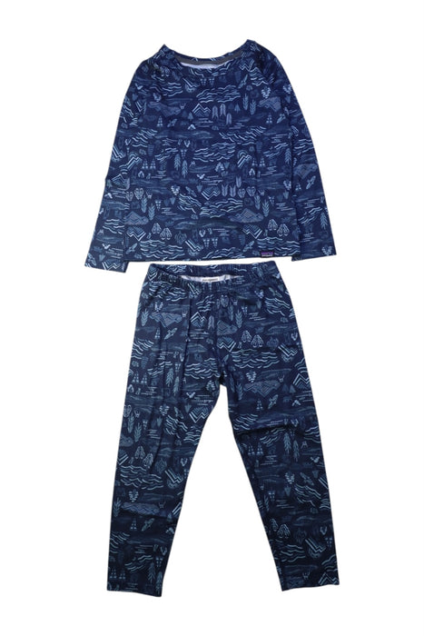 A Blue Pyjama Sets from Patagonia in size 5T for neutral. (Front View)