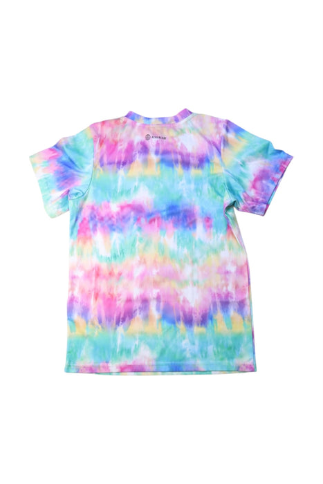 A Multicolour Short Sleeve T Shirts from Adidas in size 6T for girl. (Back View)
