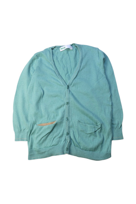A Green Cardigans from Ne-Net in size 3T for girl. (Front View)