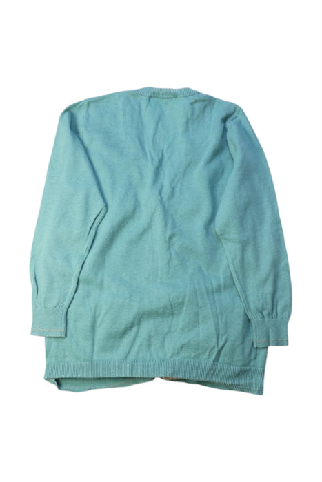 A Green Cardigans from Ne-Net in size 3T for girl. (Back View)