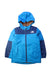 A Blue Rain Jackets from The North Face in size 5T for boy. (Front View)