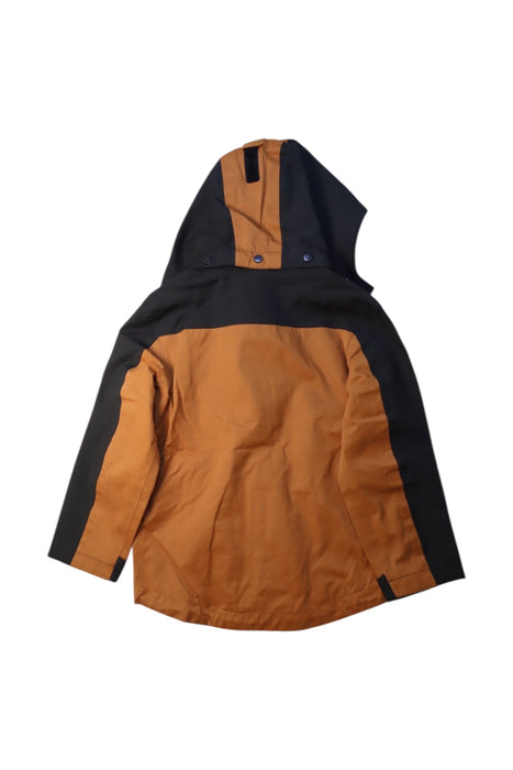 A Black Rain Jackets from Lindberg in size 4T for neutral. (Back View)