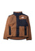 A Brown Puffer/Quilted Jackets from The North Face in size 6T for neutral. (Front View)