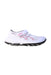 A White Sneakers from ASICS in size 7Y for girl. (Front View)