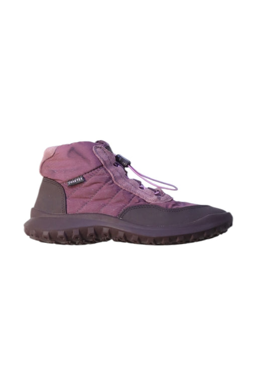 A Purple Winter Boots from Camper in size 6T for girl. (Front View)
