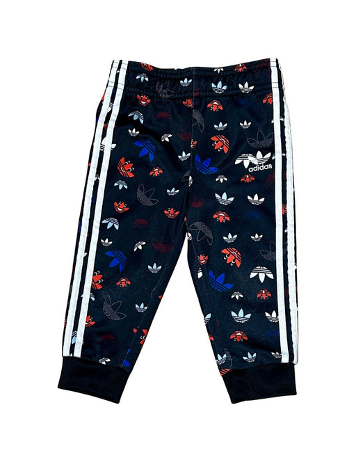 A Black Sweatpants from Adidas in size 12-18M for boy. (Front View)