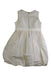 A Ivory Sleeveless Dresses from Crewcuts in size 6T for girl. (Back View)
