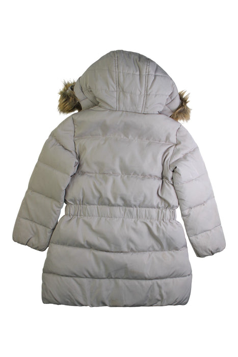 A Grey Puffer/Quilted Coats & Outerwear from Jacadi in size 5T for girl. (Back View)